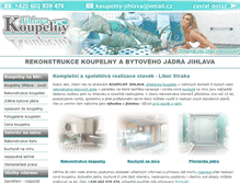 Tablet Screenshot of koupelny-jihlava.cz